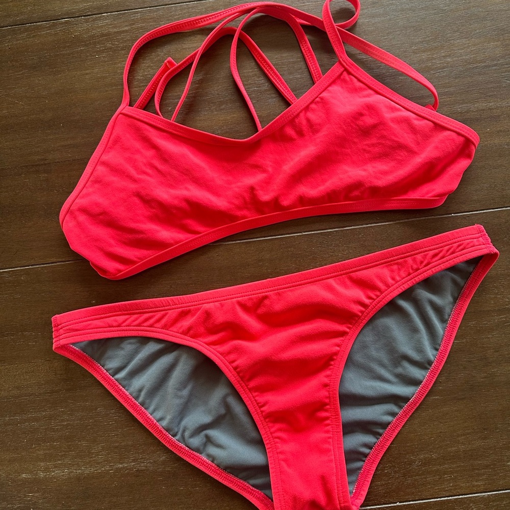 Jolyn Clothing Bright Pink Bikini Set - Grayson Top, Bali Bottom